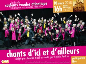 Concert: Chorale Couleurs Vocales Atlantique