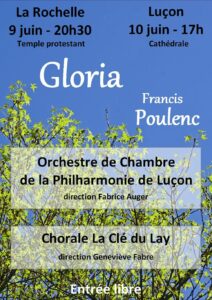 Concert: Chorale La Clé du Lay avec l'orchestre philarmonique de Lucon