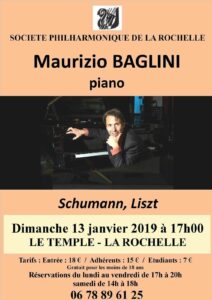 Concert Piano : Maurizio BAGLINI